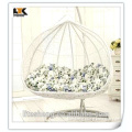 Love Swing Hanging Chair White Rattan Outdoor Furniture